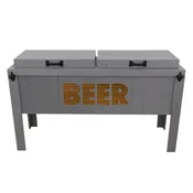 Double Cooler with 1 Engraved Line - Stonehedge
