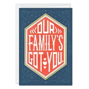 Our Family's Grateful For You Custom Card