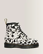 1460 Bex Dalmatian Hair On Leather Boots