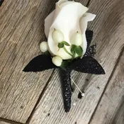 White Rose Boutonierre