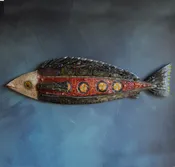 Big Fish Ceramic Wall Sculpture