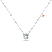 Angel Halo Diamond Necklace - Large