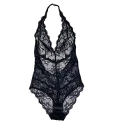 All Lace Amour Halter Bodysuit