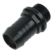 13mm (1/2″) Barbed Fitting G1/4 with O-Ring “FatBoy” – Deep Black