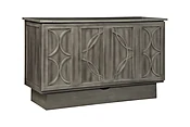 Brussels Queen Murphy Cabinet Bed Charcoal by Arason Furniture