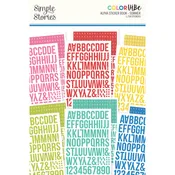Color Vibe Alpha Sticker Book
