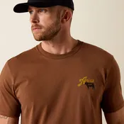 Ariat BBQ Smoke Classic Fit T-Shirt – Men’s Everyday Western Tee (10071197)