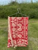 saved NY homestead flower coverlet blanket — hedgerow