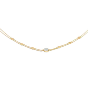 Cellular radiance choker | 18K Gold and Platinum | Bixlers®