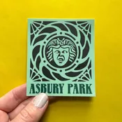 Asbury Park, New Jersey Bumper Sticker / Waterproof Decal