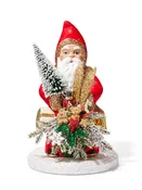 12" Santa With Skis