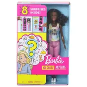 Barbie® Surprise Doll, Brunette with 2 Career Looks and Accessories