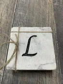 Custom Stone Coasters "L"