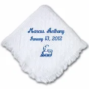 Monogrammed Cotton Carriage Throw