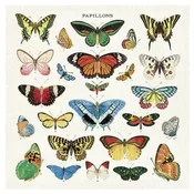 Butterflies Cloth Napkins - Set of 4 Cavallini & Co. — Summer Porch Vintage Living Sacramento