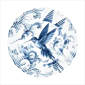 Victorian Hummingbird - Wind Spinner - Sublimation Transfer
