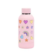 350 mL Insulated Water Bottle with Abstract Print