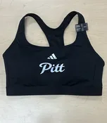 Adidas Script Pitt Sports Bra- Black