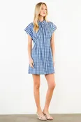 Blair mini dress in blue