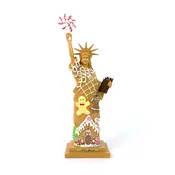12" GINGERBREAD LADY LIBERTY STATUE