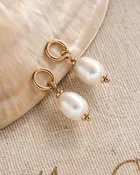 Barely There Pearl Interchangeable Hoop Earring Charms