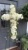 Floral Sympathy Cross Tribute - Elegant 36-inch ArrangementSympathy & Funeral Flowers in Huntington NY | Floras Avenue 
Floras Avenue