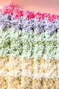 Cotton Candy Fluffy Blanket (Crochet)