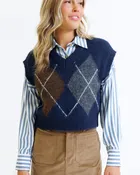 Argyle Sweater Vest - Final Sale