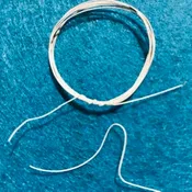 DM-1028 White Ignition Wire .012 2ft