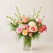 Coastal Blush Arrangement- The Freshest Flowers in San Diego – North Coastal Floral Design