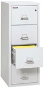 FireKing 4-2125-C Four Drawer 25" Deep Vertical Legal Size File Cabinet