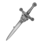Antiqued Heilan Coo Kilt Pin