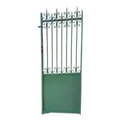 19th Century French Garden Gate with New Powdercoat