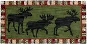 Argyle Moose - 2' x 4'