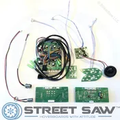 Hoverboard Circuit Board Replacement Parts Kit + Bluetooth (Green, Narrow Clip)