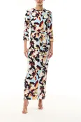 Amber Lily Crepe Sheath Dress
