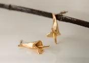 Small Lilies Earrings — Falcon Feather