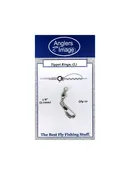 Anglers Image Black Nickel Tippet Rings (10 Pack)