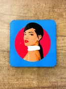 Art Wow pop culture cork coaster rhianna