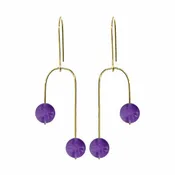 Amethyst Balance Earrings