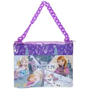 Disney Frozen - Townley Girl Fashion Chain Bag with Peel- Off Nail Polish, Eyeshadow, Hair Accessories, Hair Brush and More, with Rainbow Chain for Girls, Ages 6+