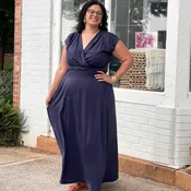 Aubree dress, Navy