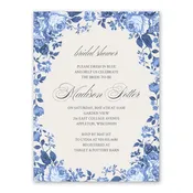 Vintage Blooms - Bridal Shower Invitation