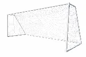 Channel Series Full Size Soccer Goal - 8x24