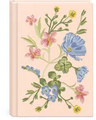Ephemeral Garden Flowers Fabric Journal