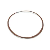 019.17BR Brown Stainless Steel Chain, 17-Strand