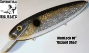 MattLock 10" Standard Gizzard Shad