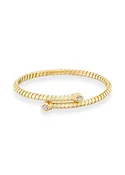 Lina Bypass Bracelet In Yellow Gold
