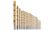 Bosch 21 pc. Titanium-Coated Metal Drill Bit Set