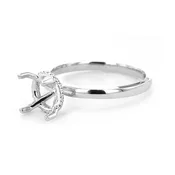 0.04 ctw Diamond Solitaire Engagement Ring